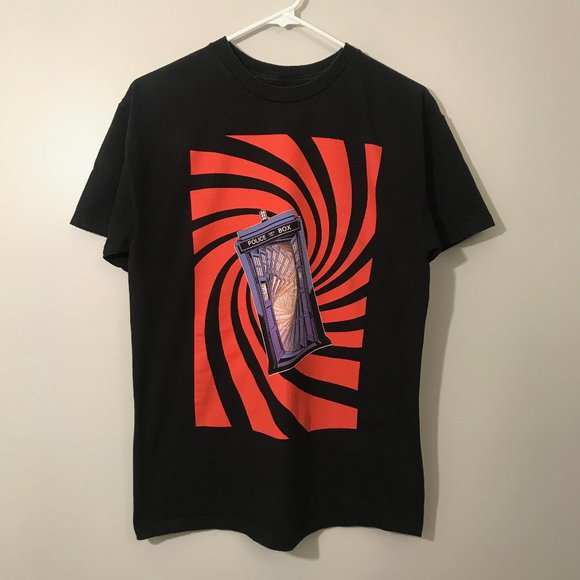 BBC DOCTOR WHO Tardis Vortex T-Shirt Size M - Picture 3 of 7